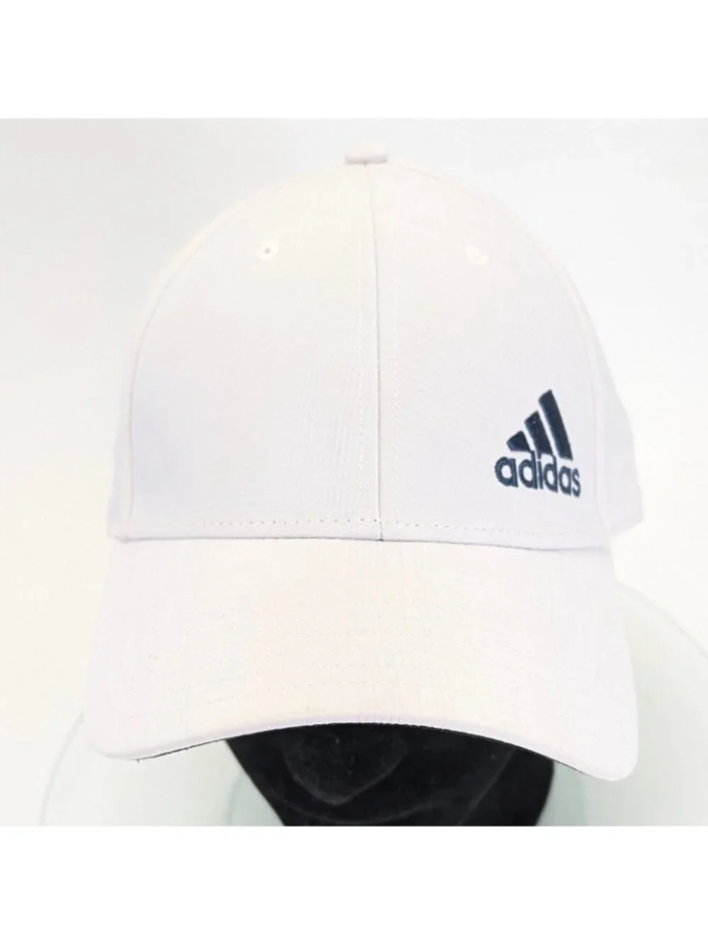 Adidas Golf Hat White Adjustable Embroidered Logo Lightweight Baseball Cap